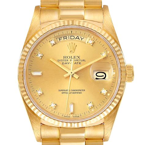 value of rolex president gold|rolex day date 40 price.